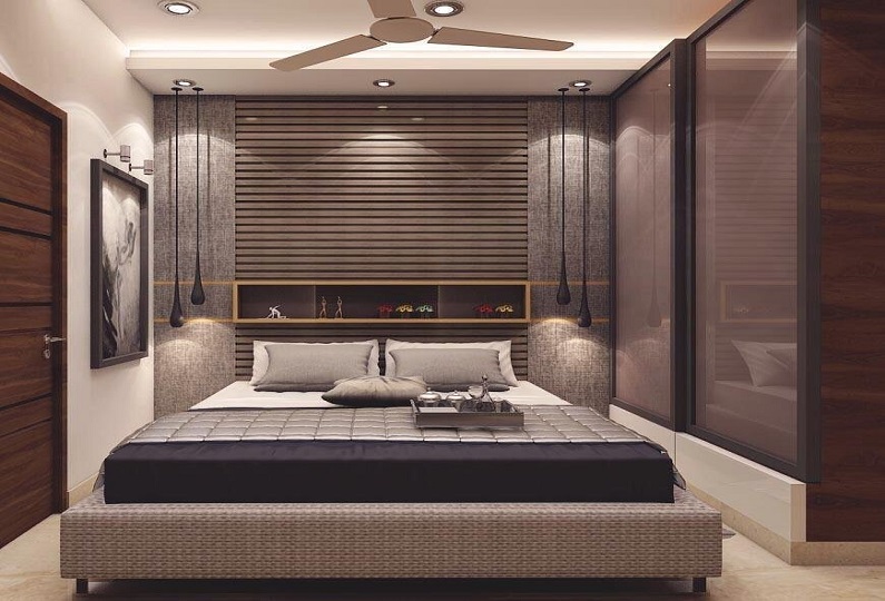 3BHK bedroom interior design mulund west