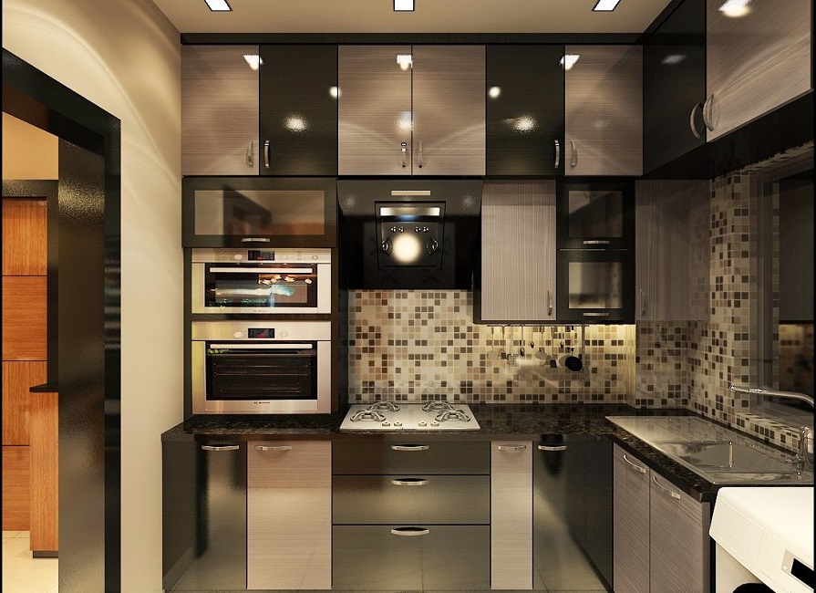 3BHK kitchen interior design mulund west