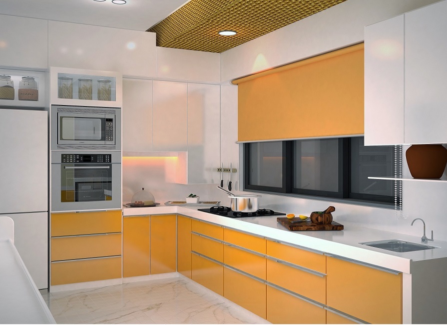 3BHK modular kitchen design andheri west