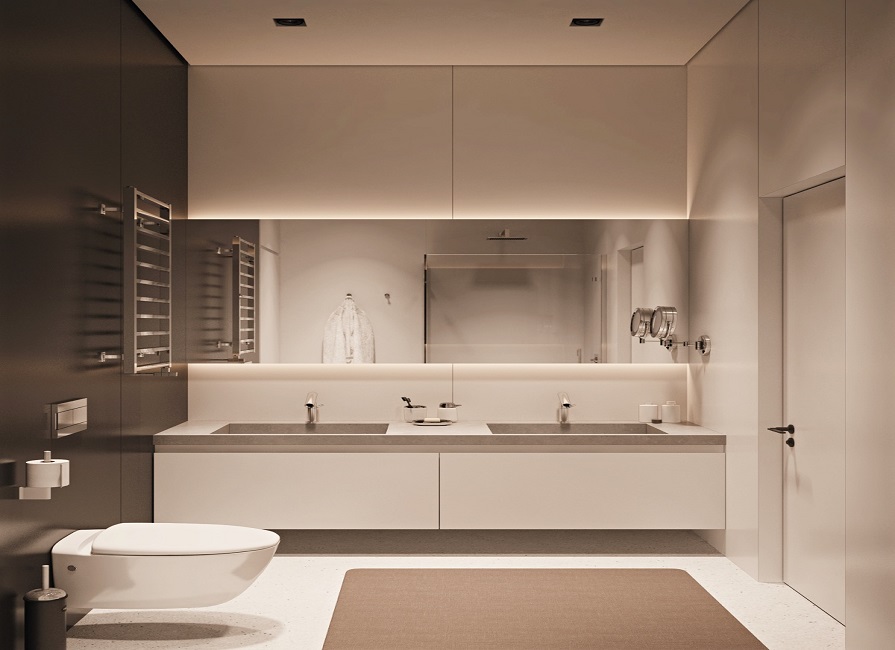 4BHK bathroom interior design thane west
